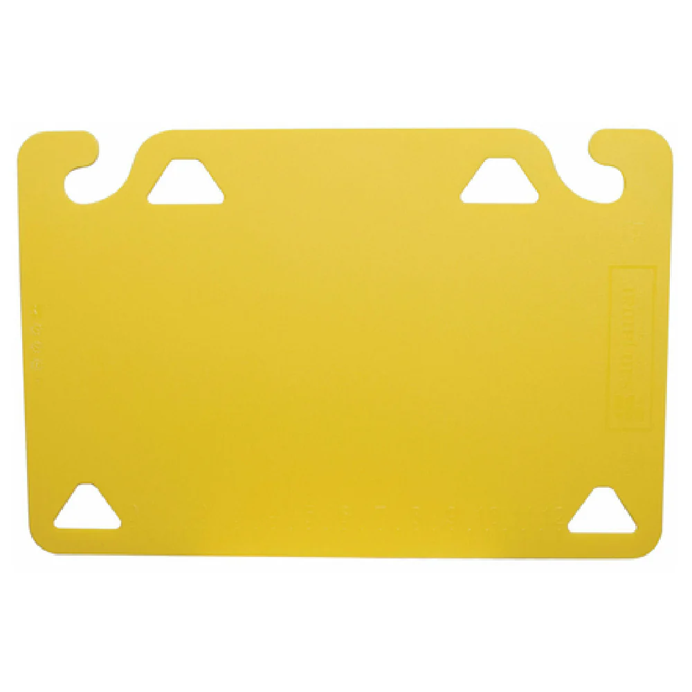 San Jamar CBQGSC1520YL 20 Inch Yellow Cutting Board Refills with Safety Hooks 2 Packs