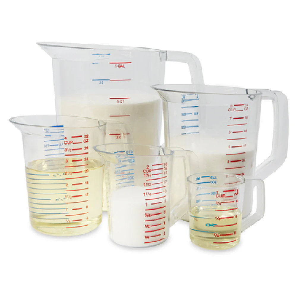 Rubbermaid Commercial Products FG321000CLR 1 Cup Measuring Cup Clear Plastic and NSF Approved Rubbermaid Commercial Products FG321000CLR 1 Cup Measuring Cup Clear Plastic and NSF Approved