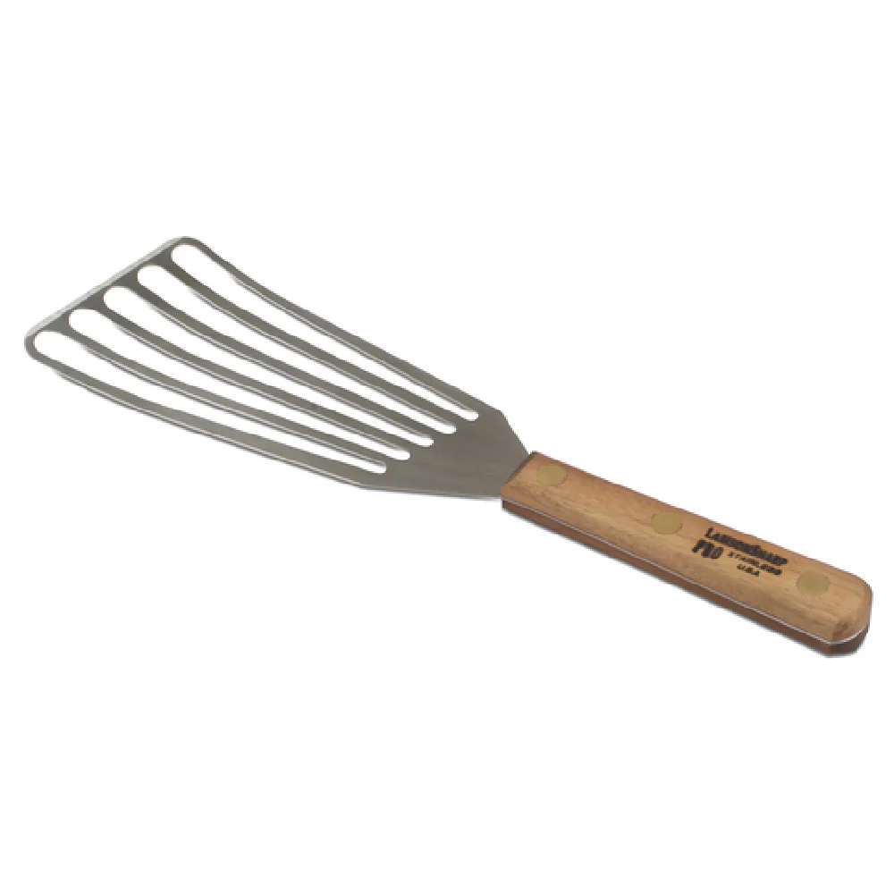 JB Prince M844 6 Inch Left Handed Slotted Turner Stainless Steel Polypropylene Black