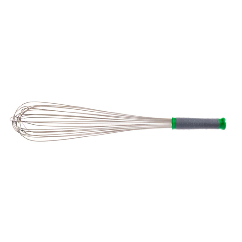 Mercer Culinary M35204 18 Inch Piano Whip with Textured Nylon Handle Stainless Steel