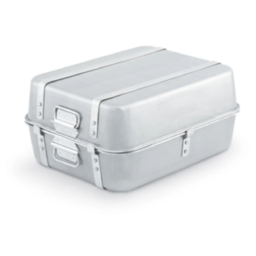 Vollrath 68361 29-1/2 Quart Roasting Pan Top with Straps Aluminum Made in USA Vollrath 68361 29-1/2 Quart Roasting Pan Top with Straps Aluminum Made in USA