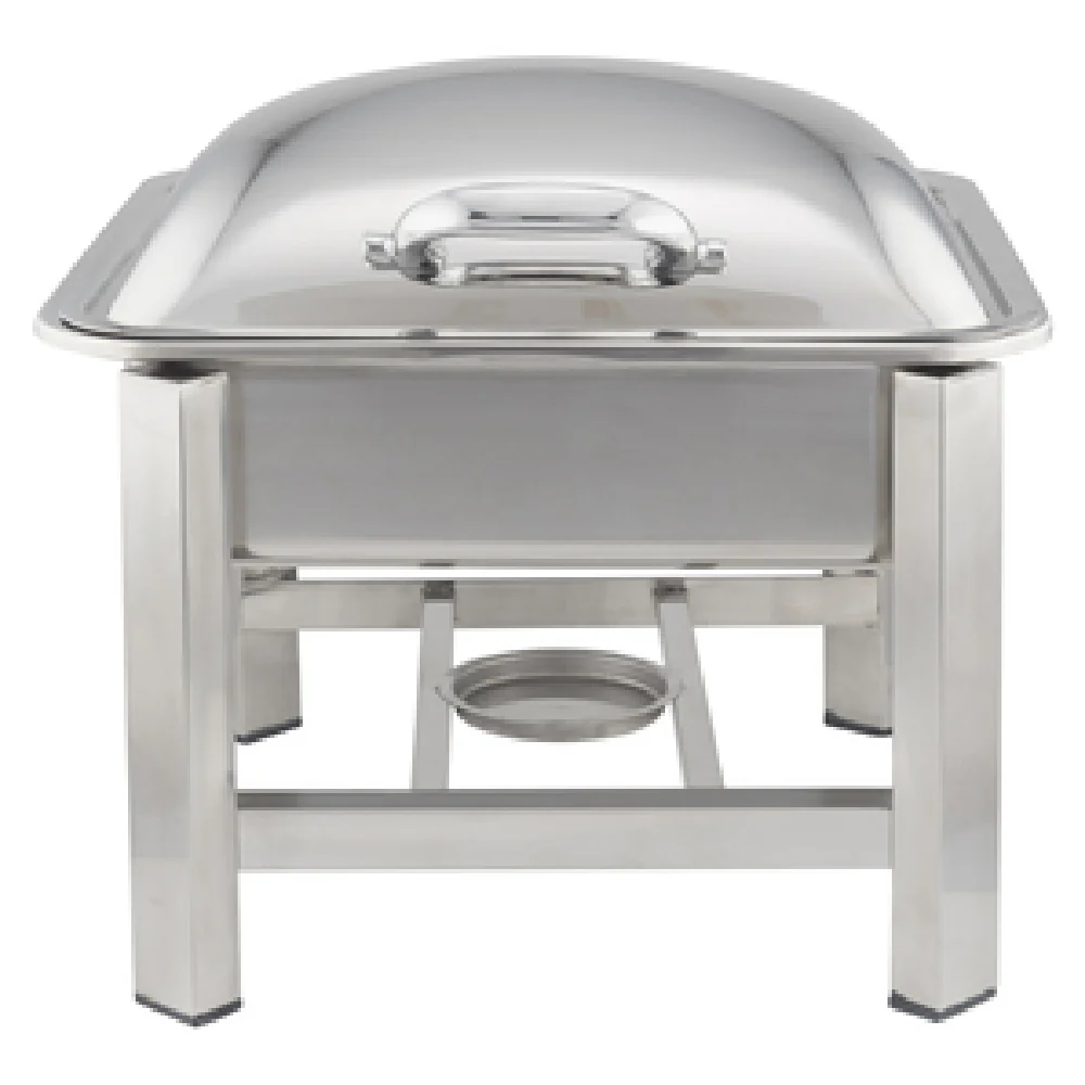 Bon Chef 20313 16 Inch Induction Chafer Stainless Steel Square 2 Gallon with Hinged Cover Bon Chef 20313 16 Inch Induction Chafer Stainless Steel Square 2 Gallon with Hinged Cover