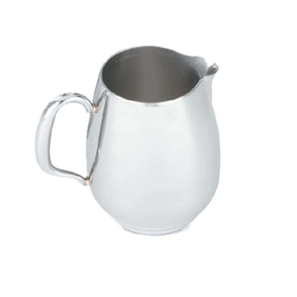 Vollrath 46633 8 Oz Open Creamer with Hollow Tubular Handle Stainless Steel