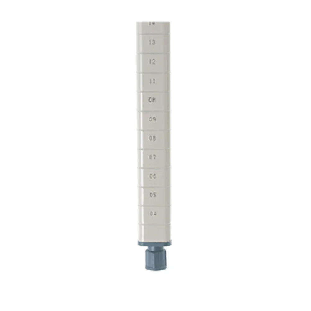Metro MQ79CPE Post Stationary Epoxy Coated Steel with Microban Taupe Metro MQ79CPE Post Stationary Epoxy Coated Steel with Microban Taupe