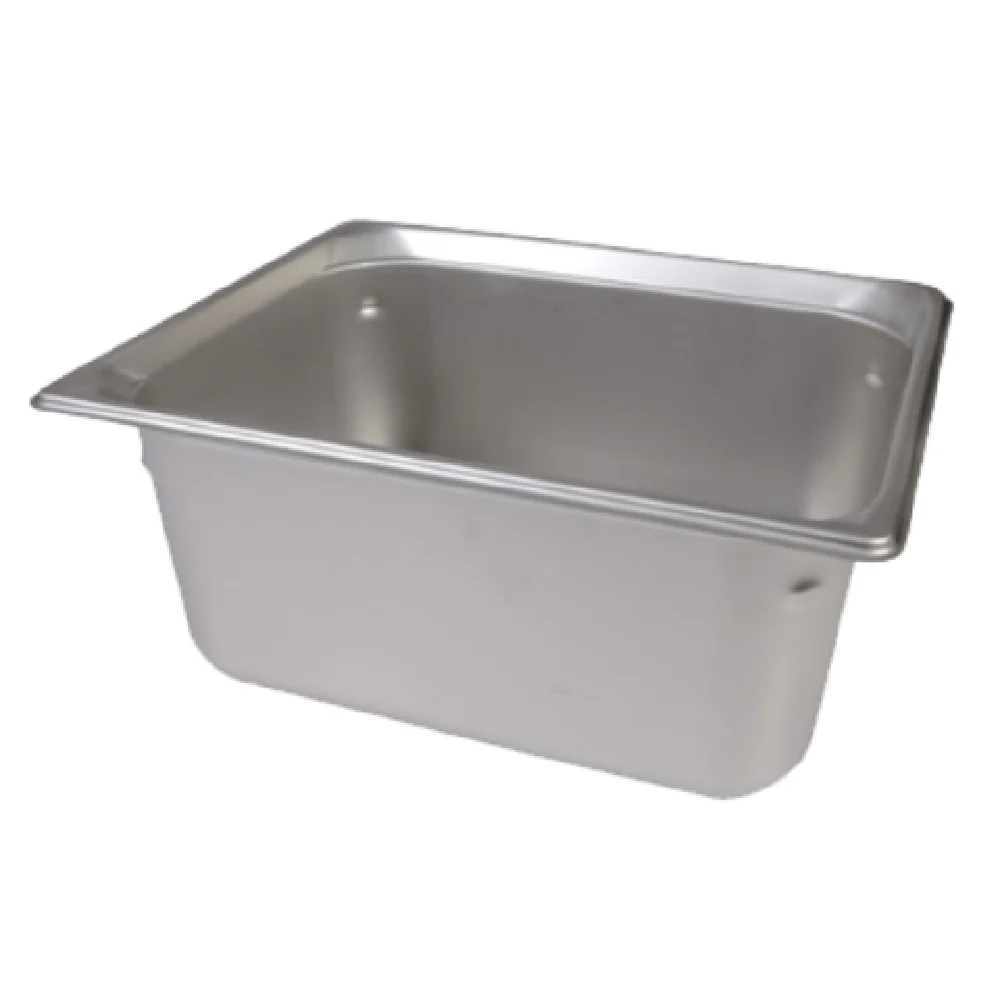 Vollrath 90262 9.4 Qt Super Pan 3 1/2 GN Food Pan 22 Gauge Stainless Steel with Descriptors