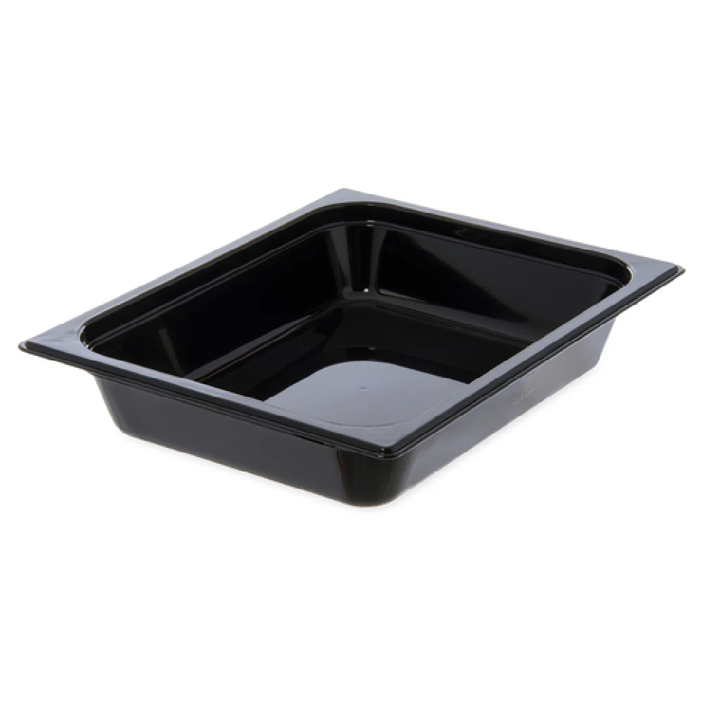 Carlisle 10420B03 12 Inch High Heat Hot Food Pan 3.7 Quarts Black Polyethersulfone Carlisle 10420B03 12 Inch High Heat Hot Food Pan 3.7 Quarts Black Polyethersulfone