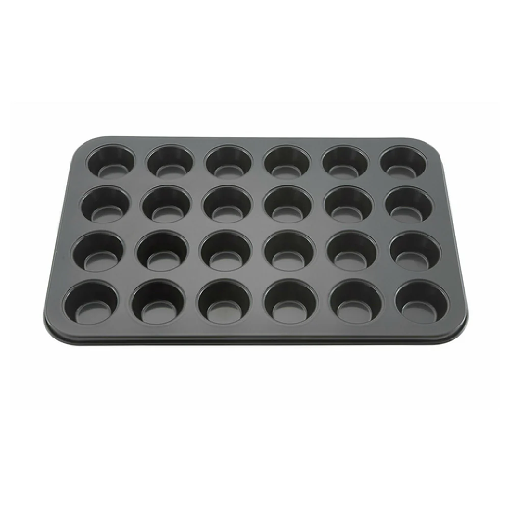 Winco AMF-24MNS 13-3/4 Inch Mini Muffin Pan PFOA-free Non-stick Carbon Steel Winco AMF-24MNS 13-3/4 Inch Mini Muffin Pan PFOA-free Non-stick Carbon Steel