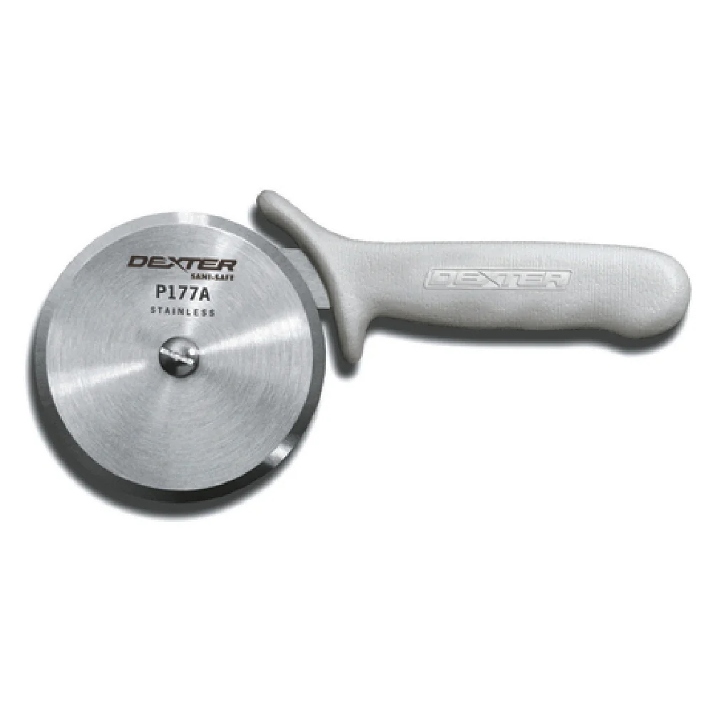 Dexter Russell P177A-5PCP 5 Inch Stain-free Stainless Steel Pizza Cutter with Textured Handle Dexter Russell P177A-5PCP 5 Inch Stain-free Stainless Steel Pizza Cutter with Textured Handle