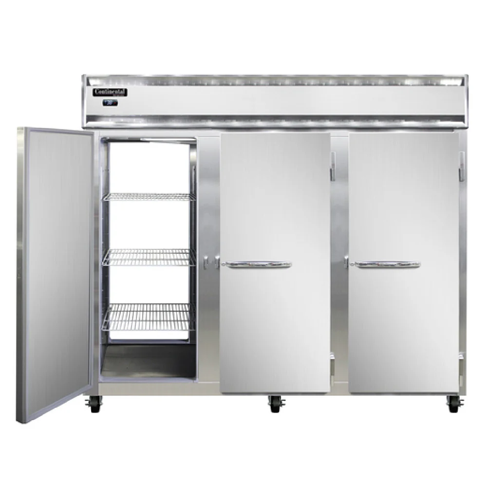 Continental Refrigerator 3RENSAPT 85 Inch Electric Refrigerator Pass-thru 3 Section