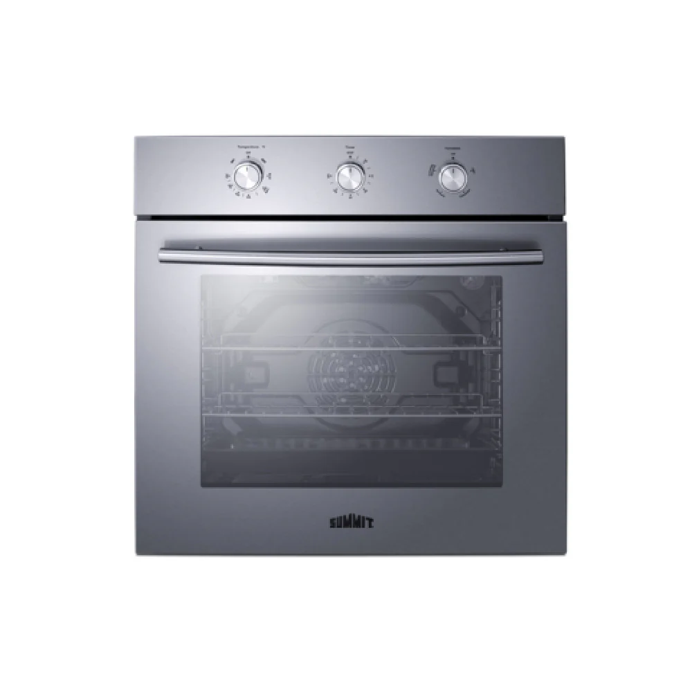 Summit SGW244SSLP 24 Inch LP Gas Built-in Wall Oven Glass Stainless Steel Interior Summit SGW244SSLP 24 Inch LP Gas Built-in Wall Oven Glass Stainless Steel Interior