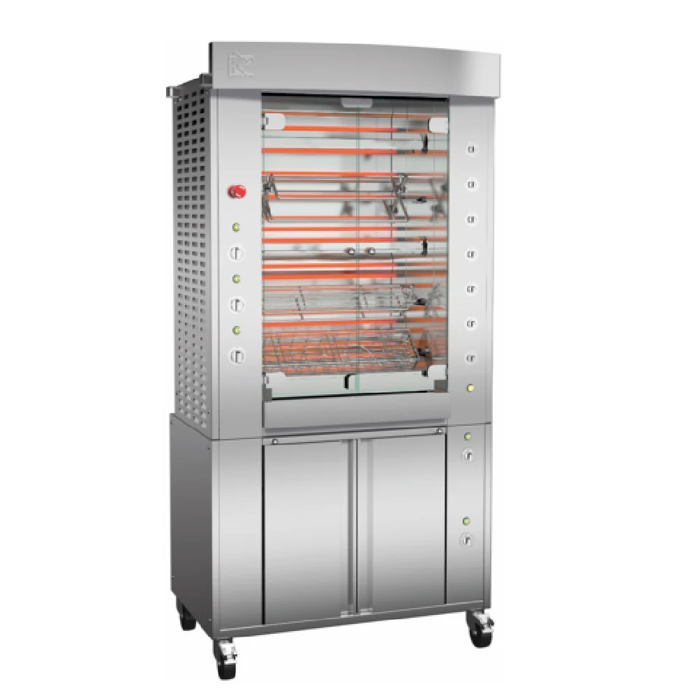 Rotisol GF975-5E-SS 40-3/8 Inch Electric GrandFlame Rotisserie Oven Stainless Steel with 5 Motors Rotisol GF975-5E-SS 40-3/8 Inch Electric GrandFlame Rotisserie Oven Stainless Steel with 5 Motors