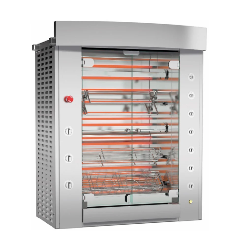Rotisol GF975-5E-SS 40-3/8 Inch Electric GrandFlame Rotisserie Oven Stainless Steel with 5 Motors Rotisol GF975-5E-SS 40-3/8 Inch Electric GrandFlame Rotisserie Oven Stainless Steel with 5 Motors