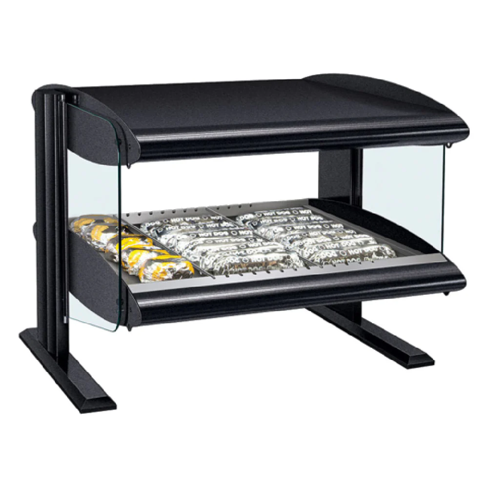 Hatco HXMH-24 24 Inch Horizontal Heated Merchandiser Aluminum with LED Lighting Hatco HXMH-24 24 Inch Horizontal Heated Merchandiser Aluminum with LED Lighting