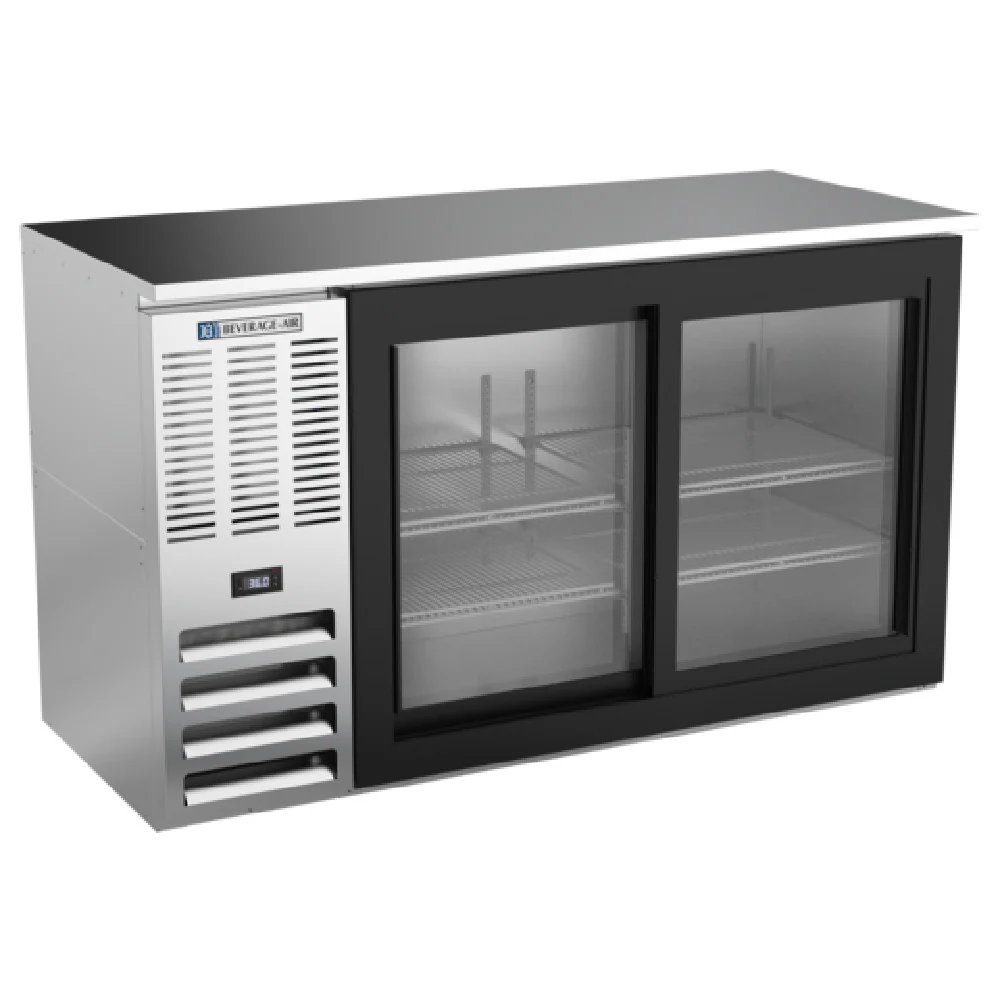 Beverage Air BBN58HC-F-GS-S Refrigerated Food Rated Back Bar Storage Cabinet Two-section