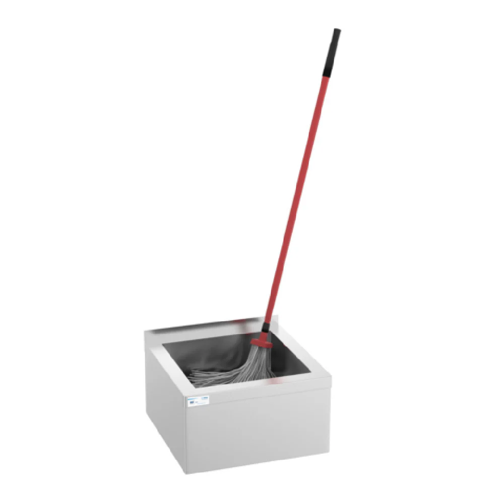 Koolmore MPS-1922123 22 Inch Mop Sink Commercial Floor Mounted Stainless Steel with Drain Basket Koolmore MPS-1922123 22 Inch Mop Sink Commercial Floor Mounted Stainless Steel with Drain Basket