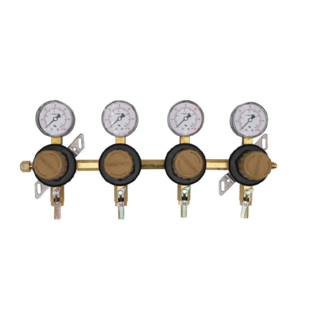 Glastender REG-CO2-LP4 Gas Secondary Regulator Kit 4 Pack Draft Beer Parts Glastender REG-CO2-LP4 Gas Secondary Regulator Kit 4 Pack Draft Beer Parts