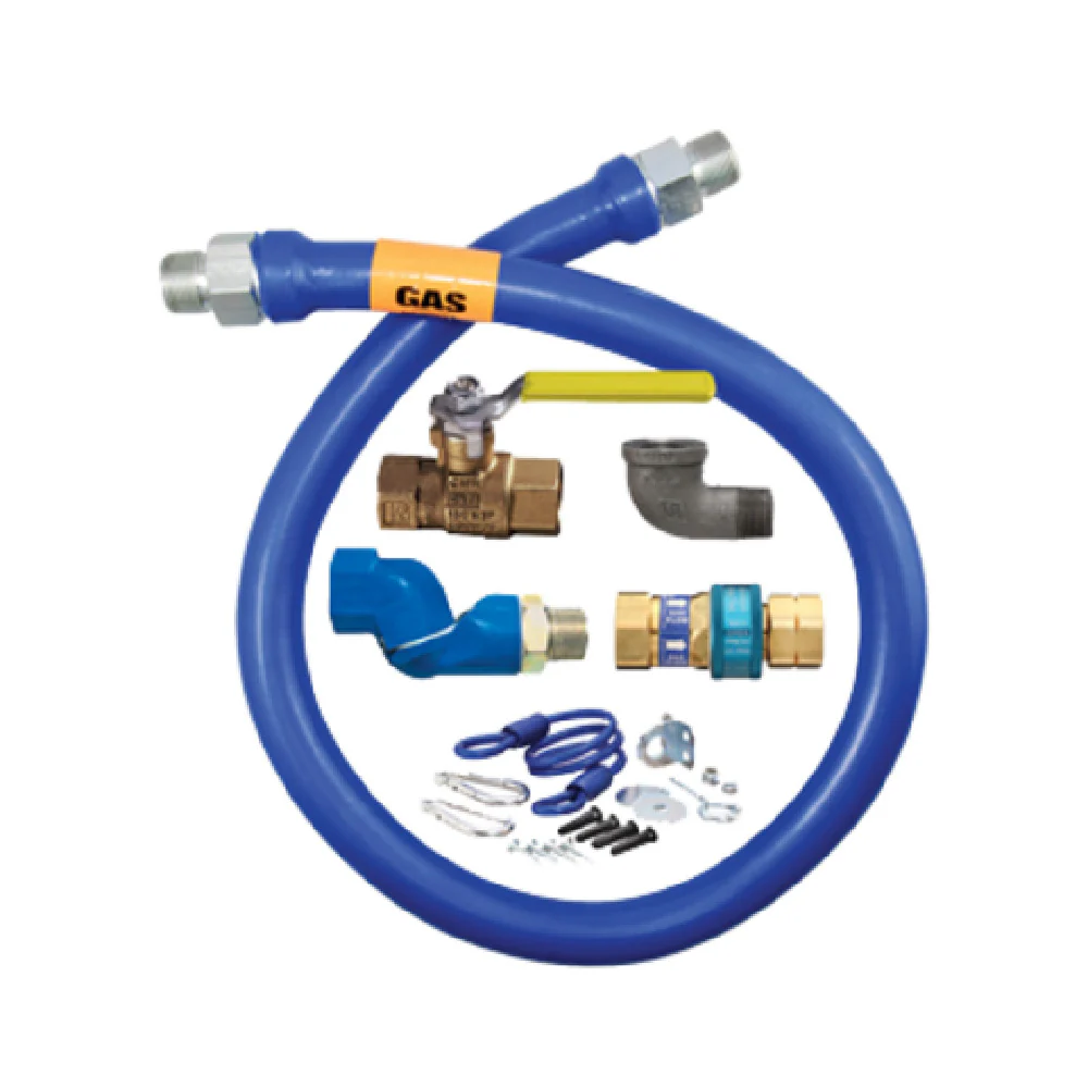 Dormont 16125KITS24 1-1/4 Inch Inside Dia Gas Connector Hose Kit with Full Port Valve 535000 BTU Dormont 16125KITS24 1-1/4 Inch Inside Dia Gas Connector Hose Kit with Full Port Valve 535000 BTU