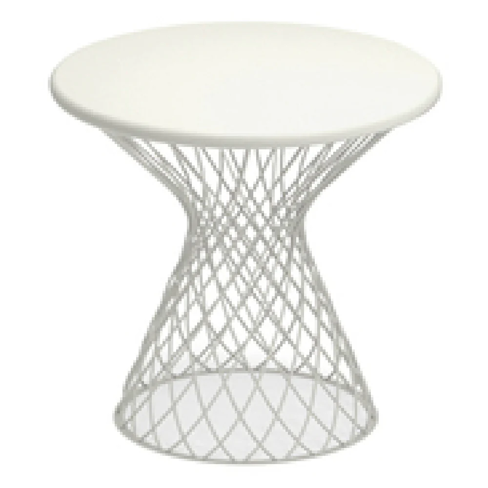 Emuamericas Llc E1208-41 23.5 Inch Round Side Table Steel Weatherproof Emuamericas Llc E1208-41 23.5 Inch Round Side Table Steel Weatherproof