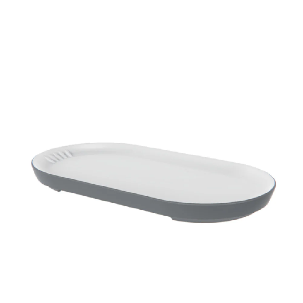 BauscherHepp TGY50018 13 Inch Oblong Platter Ash Melamine - Talon by Dalebrook