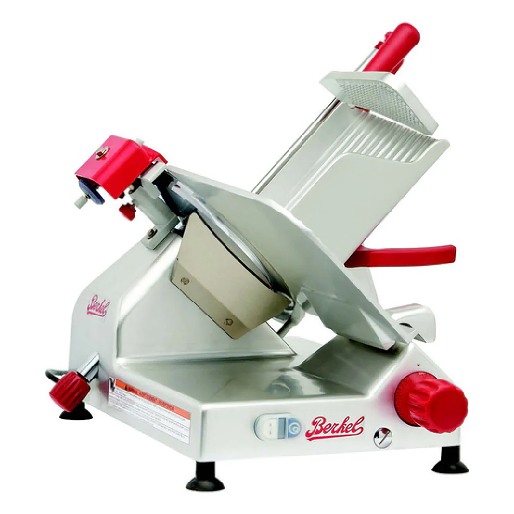Berkel B12-SLC 21 Inch Manual Angled Gravity Feed Food Slicer Stainless Steel with Built-in Sharpener Berkel B12-SLC 21 Inch Manual Angled Gravity Feed Food Slicer Stainless Steel with Built-in Sharpener