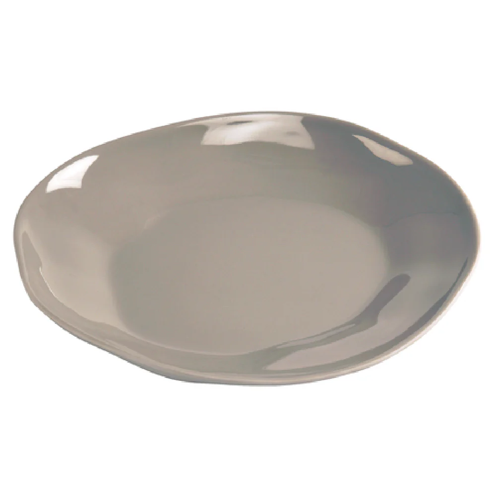 Cal Mil 22304-9-102 8-3/4 Inch Diameter Round Plate Melamine Ash Grey Cal Mil 22304-9-102 8-3/4 Inch Diameter Round Plate Melamine Ash Grey