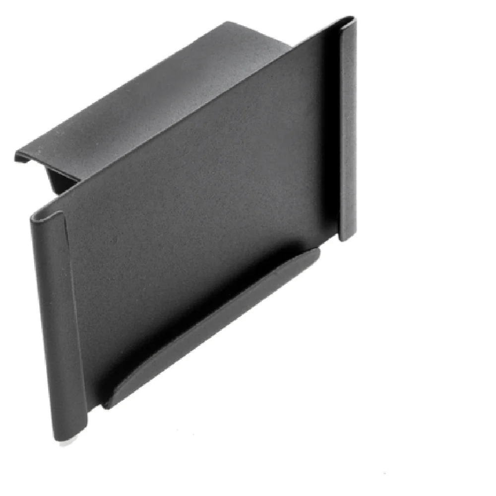 Steelite DW07373HK2BK 3.875 Inch Hanging Card Holder for Wood Buffet Metal Black