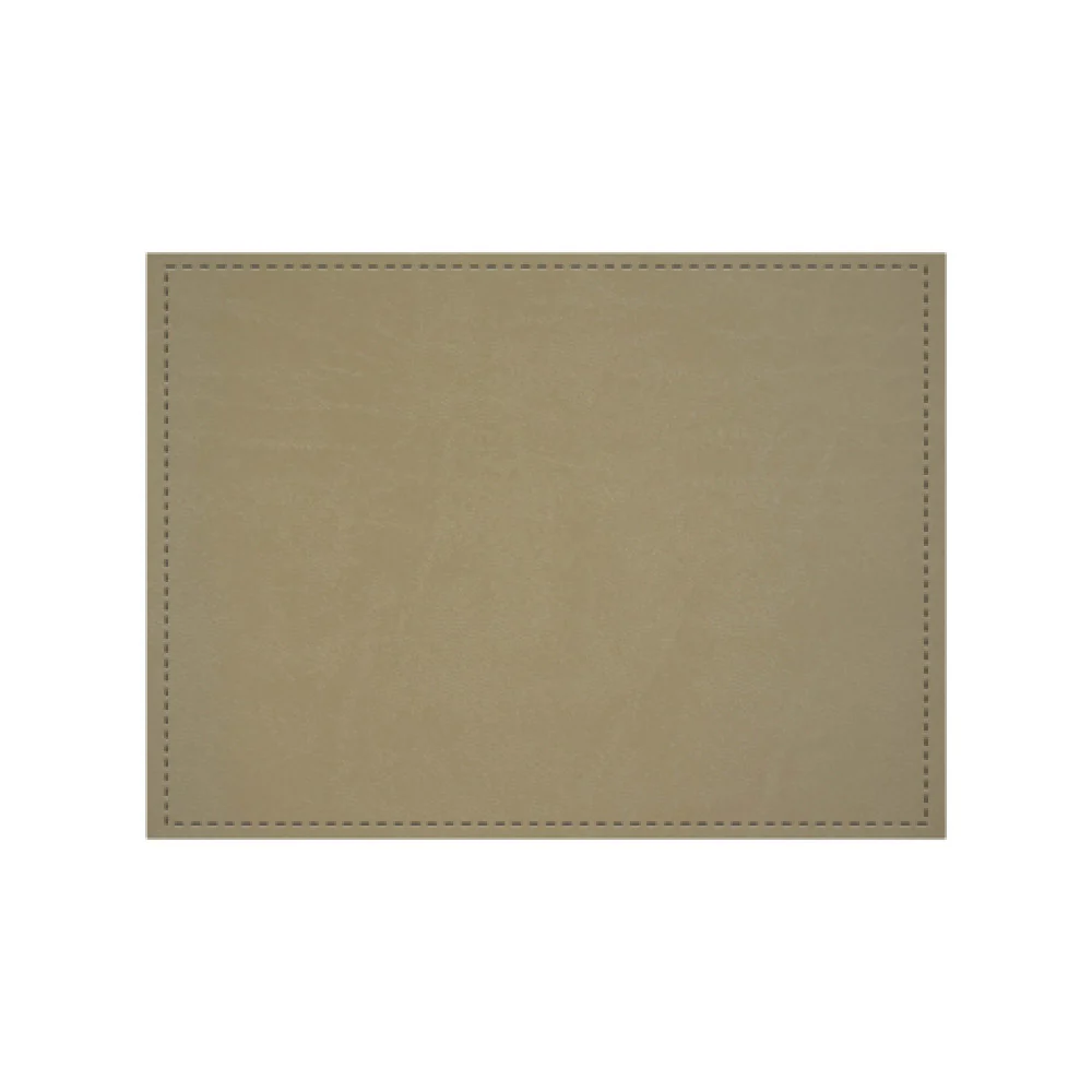Risch TABLEMAT-EVERGREEN 15 Inch Evergreen Faux-leather Placemat - Made in USA