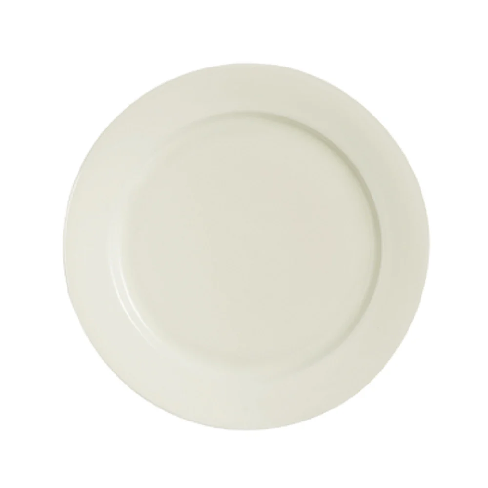Arc Cardinal FN002 11 Inch Diameter Chef and Sommelier Infinity Rim Plate Bone China
