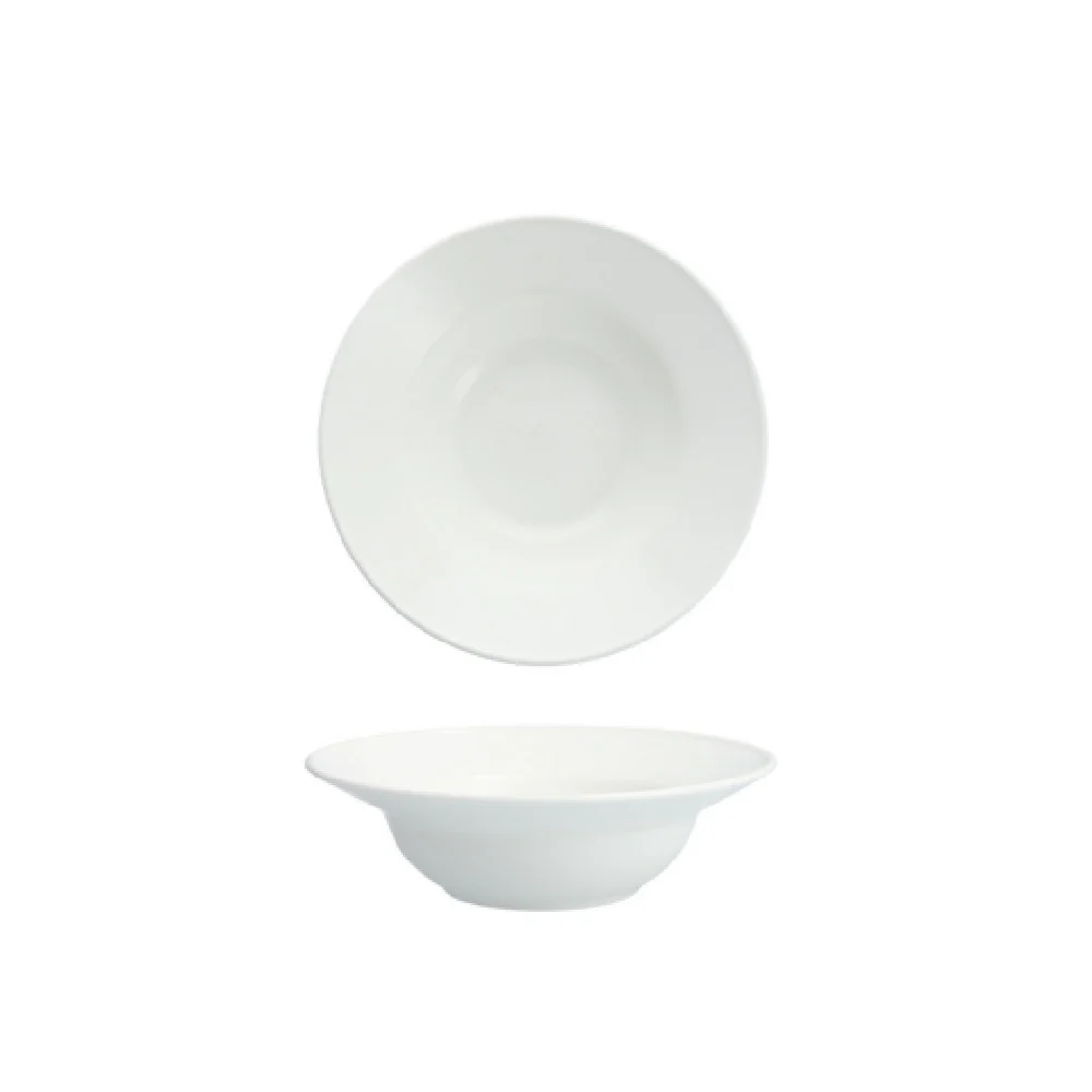 Fortessa HBW-00-714 8.25 Inch 13 oz Deep Soup Bowl Bone China with Round Design Fortessa HBW-00-714 8.25 Inch 13 oz Deep Soup Bowl Bone China with Round Design