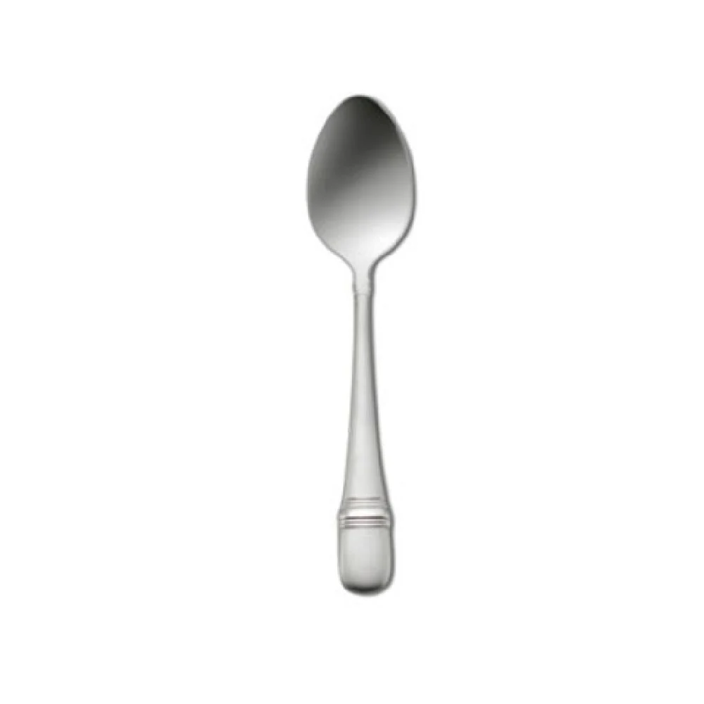 1880 Hospitality T045STSF 6 Inch Teaspoon Banded Teardrop Handle Stainless Steel Satin