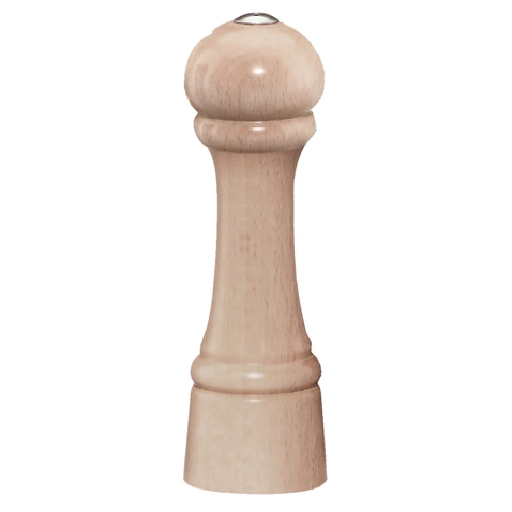 Chef Specialties 08255 8 Inch Chef Professional Windsor Salt Pepper Shaker Wood with Stainless Steel Cap Natural Finish Chef Specialties 08255 8 Inch Chef Professional Windsor Salt Pepper Shaker Wood with Stainless Steel Cap Natural Finish