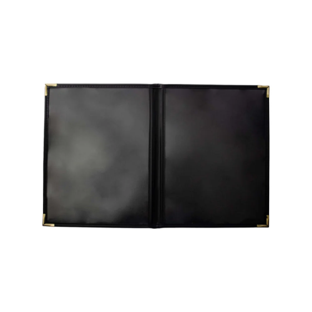 Risch SEV-2V 8.5X11 Antibacterial Faux-leather Menu Cover with Metal Corners Risch SEV-2V 8.5X11 Antibacterial Faux-leather Menu Cover with Metal Corners