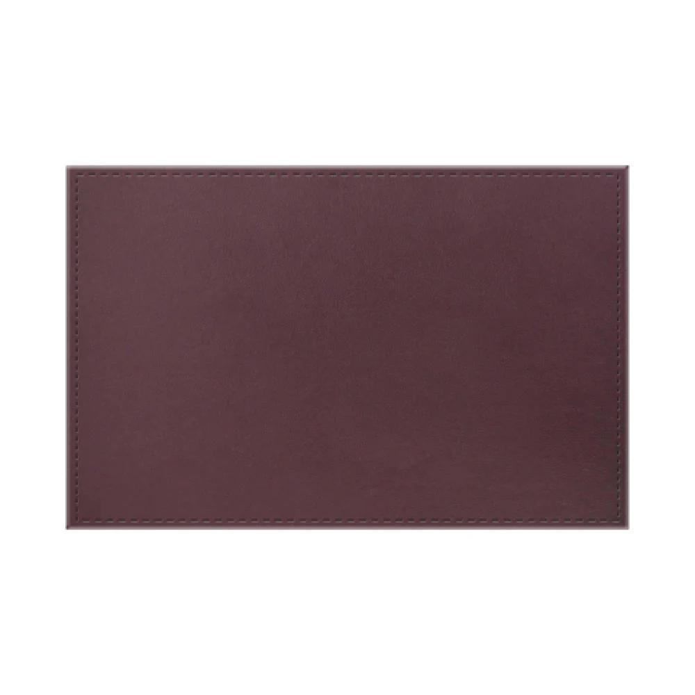 Risch TABLEMAT-IRI 17 Inch Faux-leather Table Mat Iridescent Shimmer Made in USA