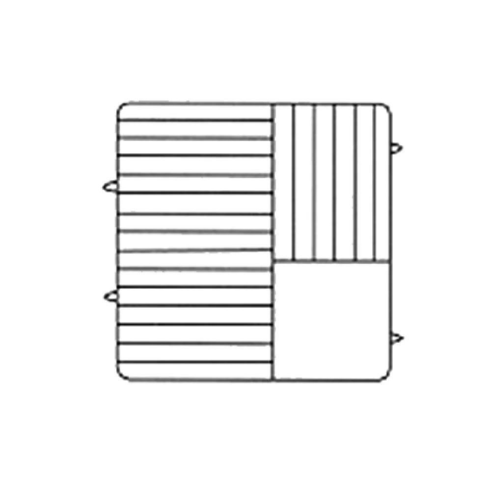 Vollrath PM2110-4-06 9 to 9 Inch Diameter Dishwasher Rack with Extenders and Dividers Vollrath PM2110-4-06 9 to 9 Inch Diameter Dishwasher Rack with Extenders and Dividers