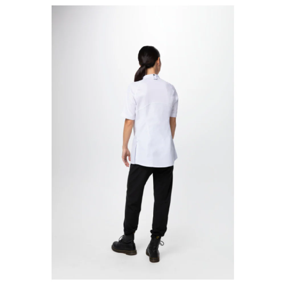 Chef Works CBZ03W-WHT-XL 37 Inch Women's Varkala Chef Coat with Raglan Sleeves White Chef Works CBZ03W-WHT-XL 37 Inch Women's Varkala Chef Coat with Raglan Sleeves White