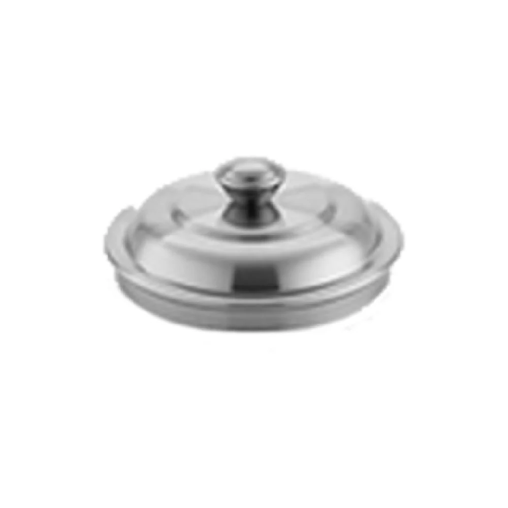 American Metalcraft OLID 3-3/4 Inch Diameter Mini Trash Can Lid with Knob Handle Stainless Steel American Metalcraft OLID 3-3/4 Inch Diameter Mini Trash Can Lid with Knob Handle Stainless Steel