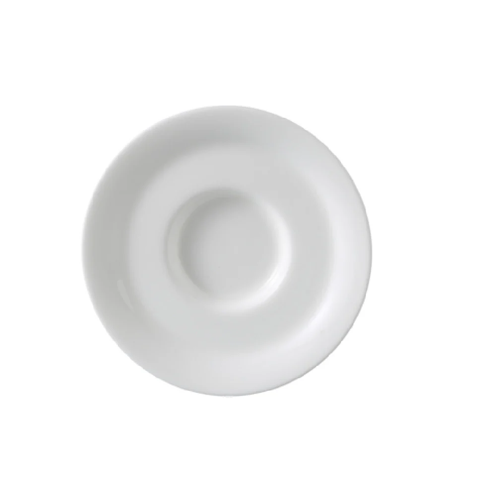 Yanco VS-004 4 1/2 Inch Diameter Dishwasher Safe China Saucer - 36 Packs