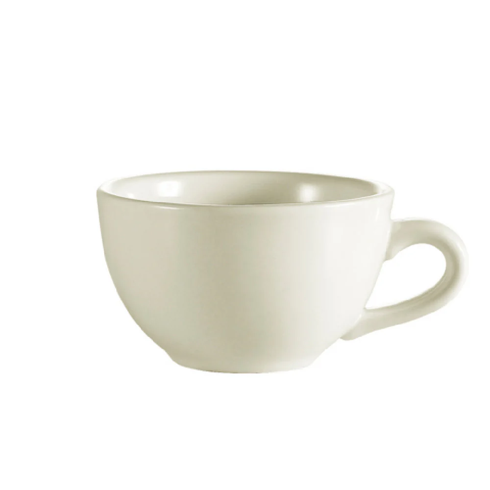 CAC China NRC-1 7 Oz. Round Narrow Rim NRC Coffee Cup Ceramic American White CAC China NRC-1 7 Oz. Round Narrow Rim NRC Coffee Cup Ceramic American White
