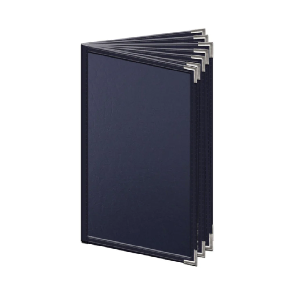 Risch 2012 5.5X8.5 Menu Cover 5-1/2 Inch x 8-1/2 Inch vinyl with metal corners Risch 2012 5.5X8.5 Menu Cover 5-1/2 Inch x 8-1/2 Inch vinyl with metal corners