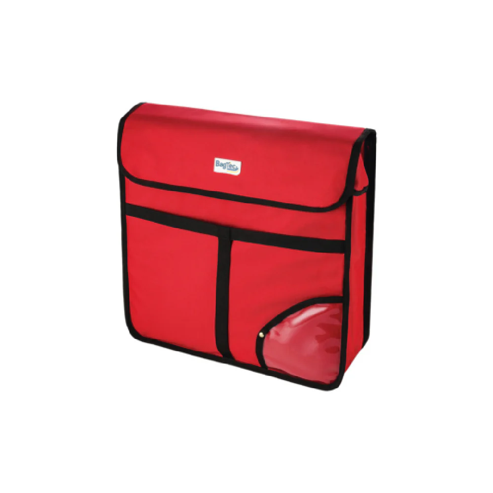 CAC China BTPZ-0518R 18 Inch Insulated Pizza Delivery Bag Nylon Red CAC China BTPZ-0518R 18 Inch Insulated Pizza Delivery Bag Nylon Red