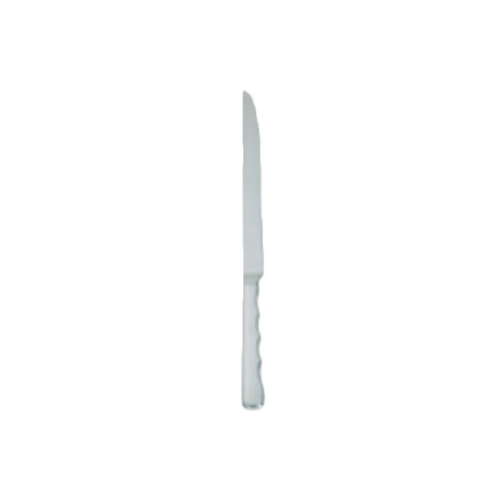 Thunder Group SLBF013 12-1/2 Inch Carving Knife Stainless Steel with Finger Grip Design Thunder Group SLBF013 12-1/2 Inch Carving Knife Stainless Steel with Finger Grip Design