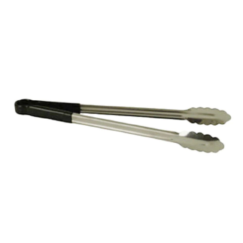 Thunder Group SLTG810B 10 Inch Length Utility Tongs One-piece Blue Stainless Steel