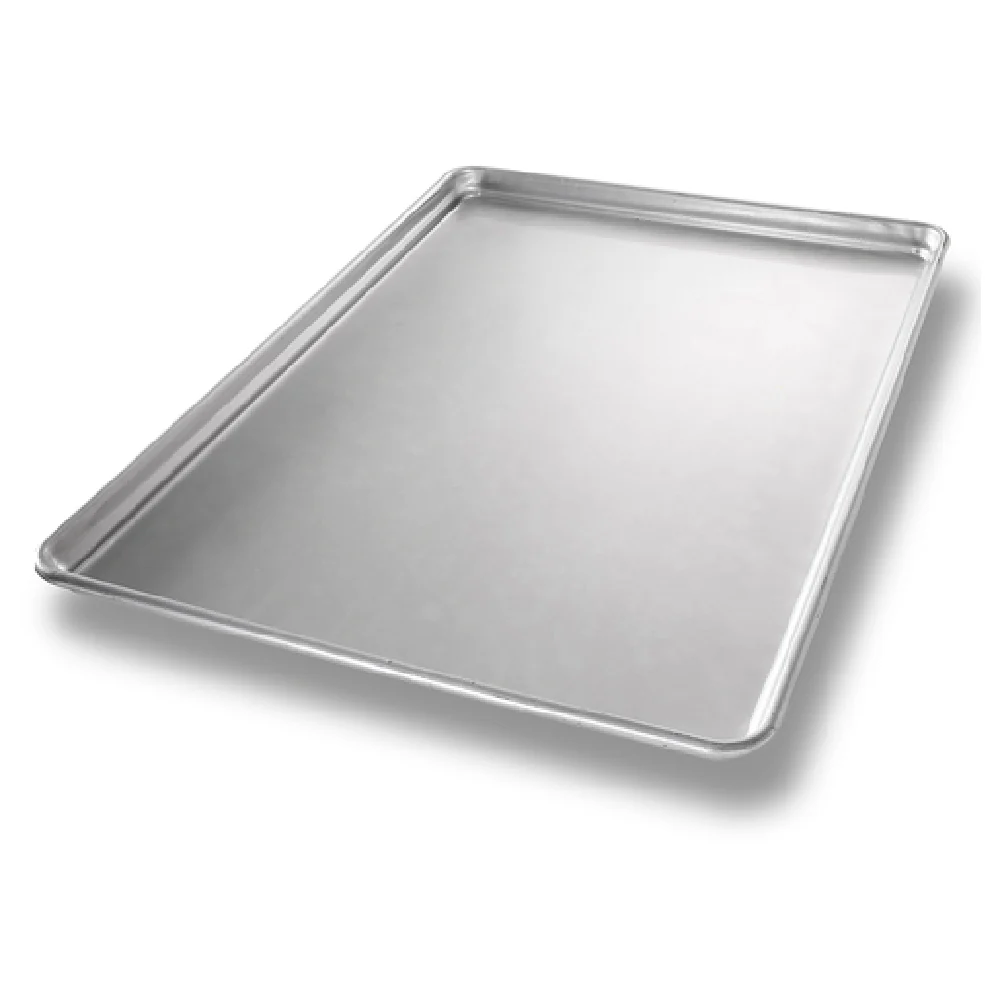 Chicago Metallic 40904 17 Inch Stayflat Sheet Pan Aluminum Wire Rim 20 Gauge