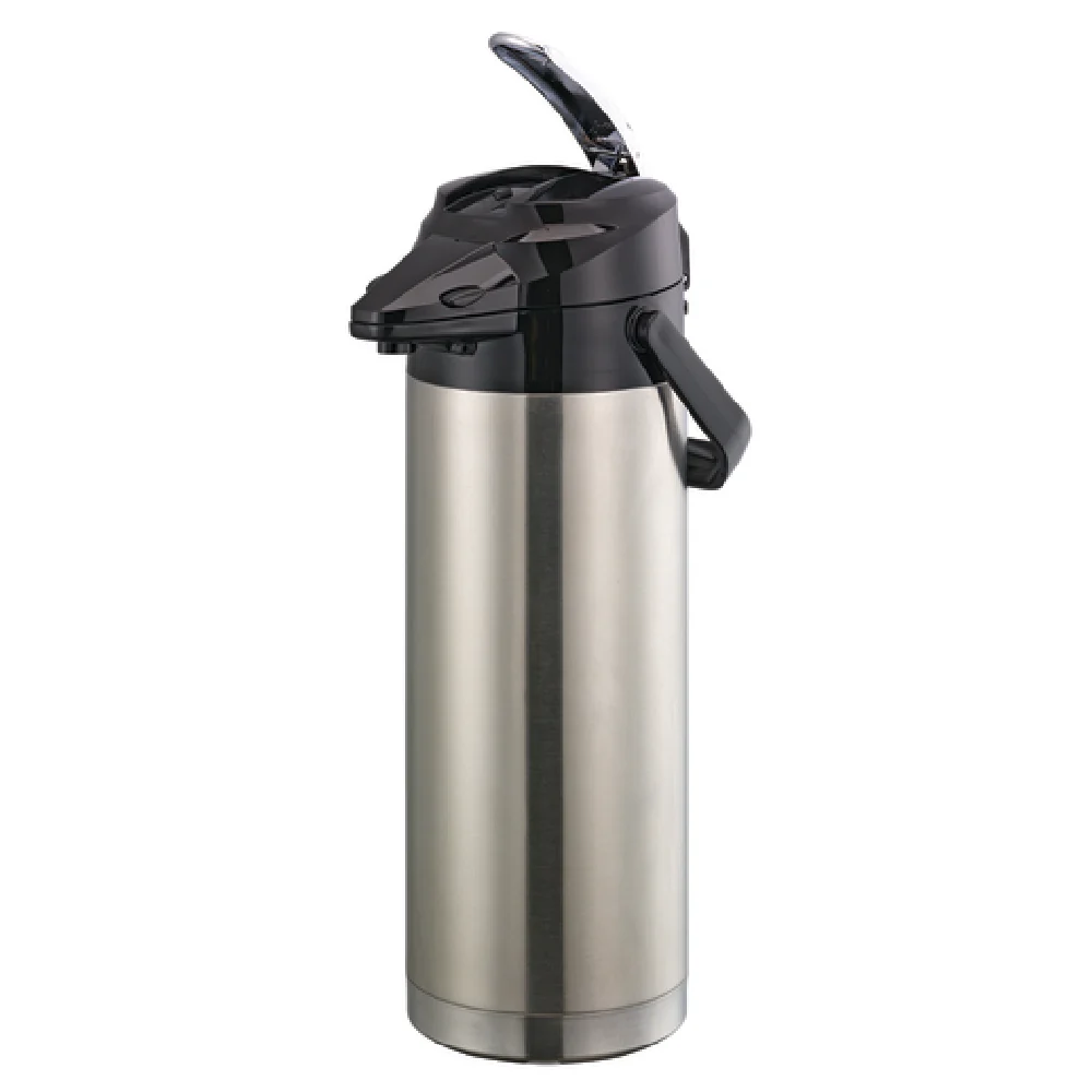 Service Ideas ENALS37S 3.7 Liter Lever Top Airpot Stainless Steel Vacuum Insulated Service Ideas ENALS37S 3.7 Liter Lever Top Airpot Stainless Steel Vacuum Insulated