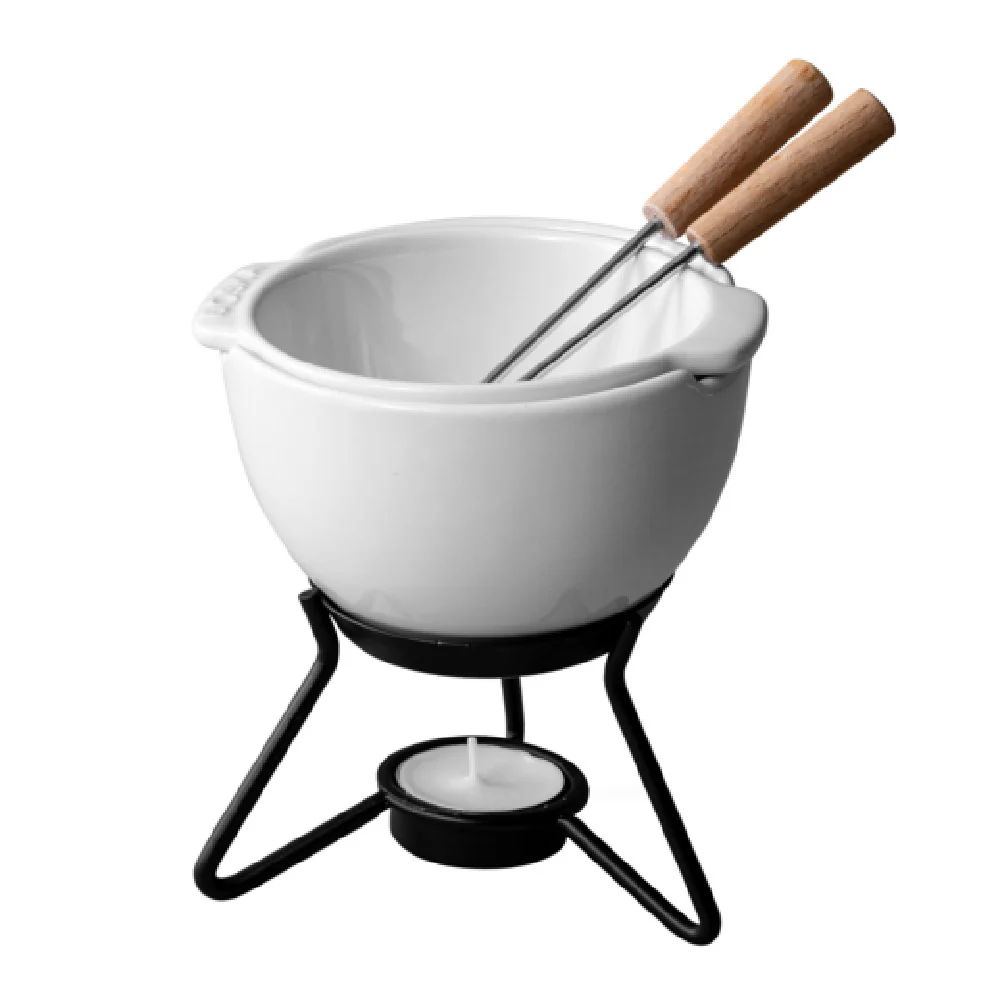 BOSKA Professional Cheese Equipment 320402 Boska Choco Fondue Petit Marie 5.82''W X 4.76''D X 6.49''H Ceramic Pot