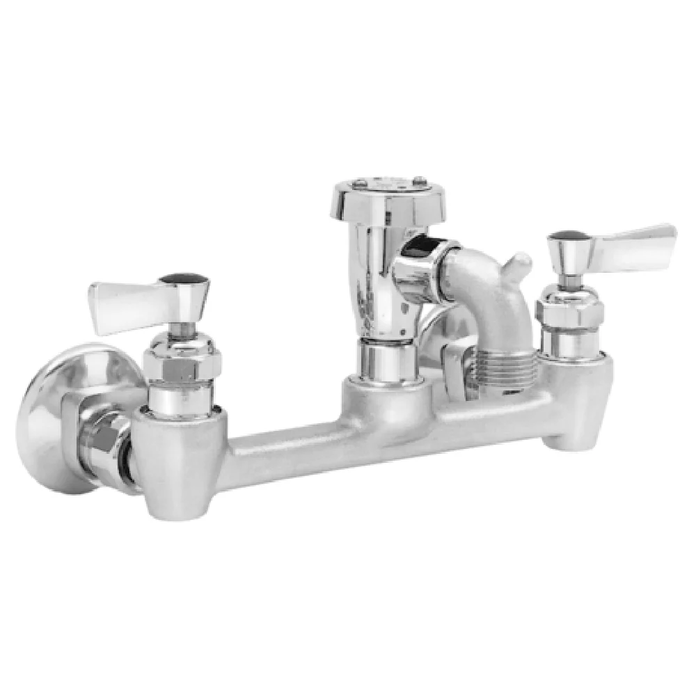 Fisher 24450 1/2 Inch Inlet Short Spout Service Sink Faucet with Vacuum Breaker Polished Chrome Fisher 24450 1/2 Inch Inlet Short Spout Service Sink Faucet with Vacuum Breaker Polished Chrome