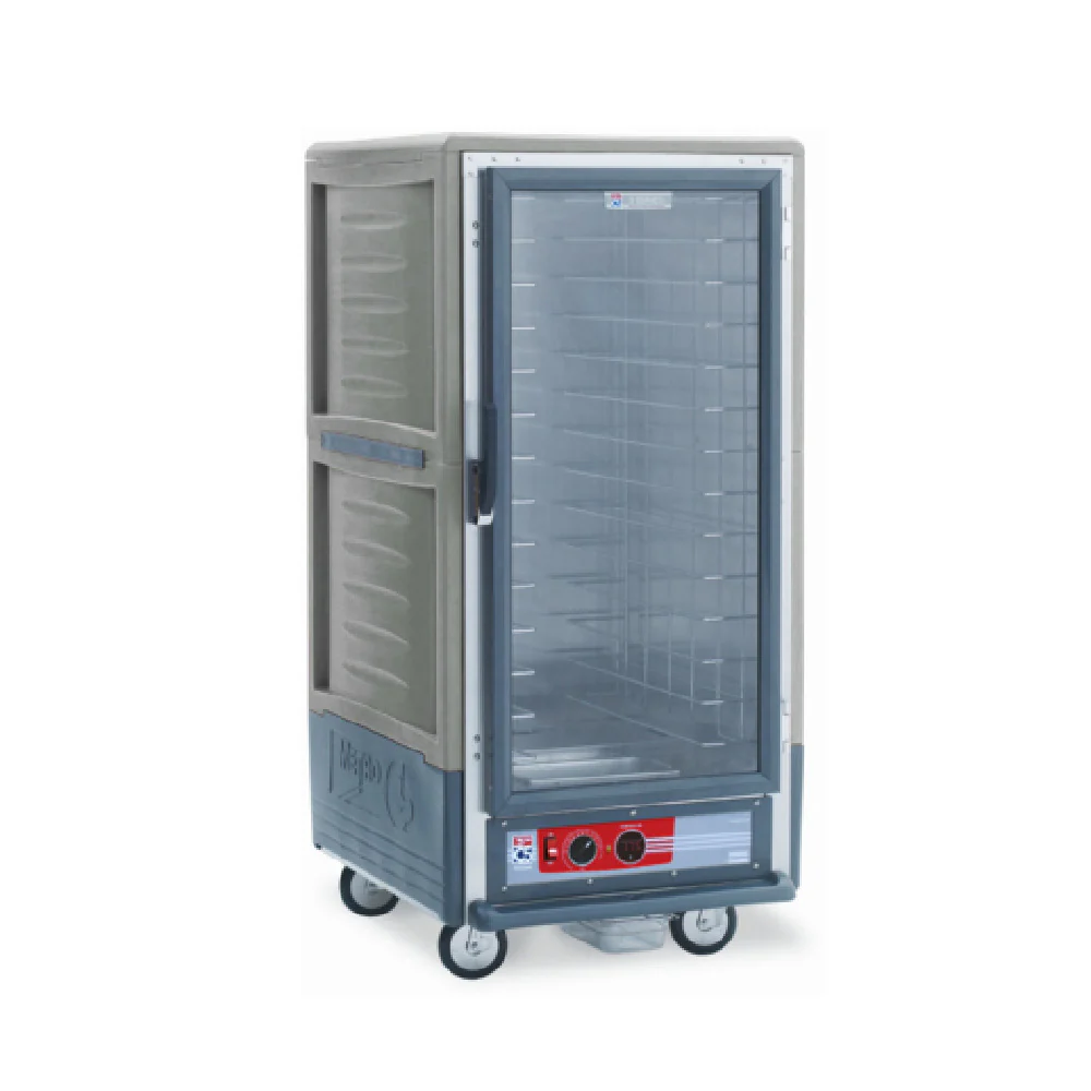 Metro C537-HFC-4-GYA 27 Inch Mobile Heated Cabinet with Insulated Grey Armour