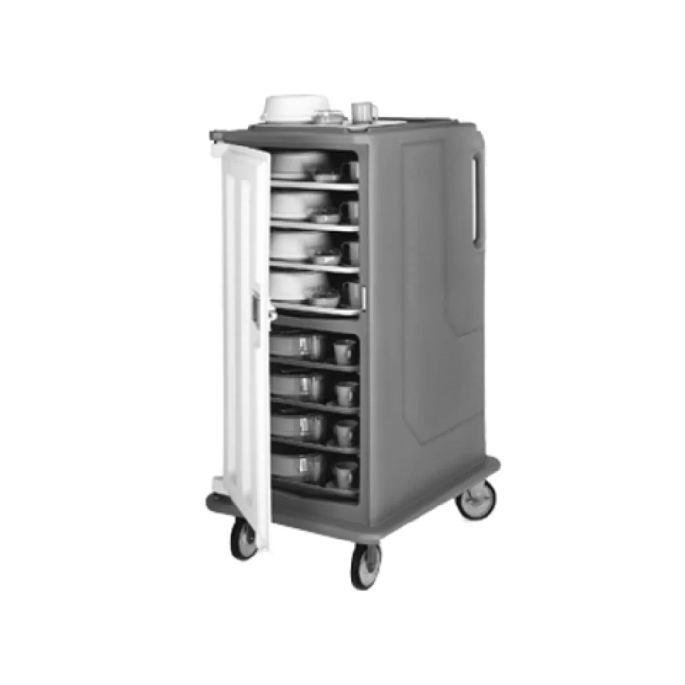 Cambro MDC1520T16615 30 Inch Meal Delivery Cart Insulated Plastic 2 Compartments Gray Cambro MDC1520T16615 30 Inch Meal Delivery Cart Insulated Plastic 2 Compartments Gray