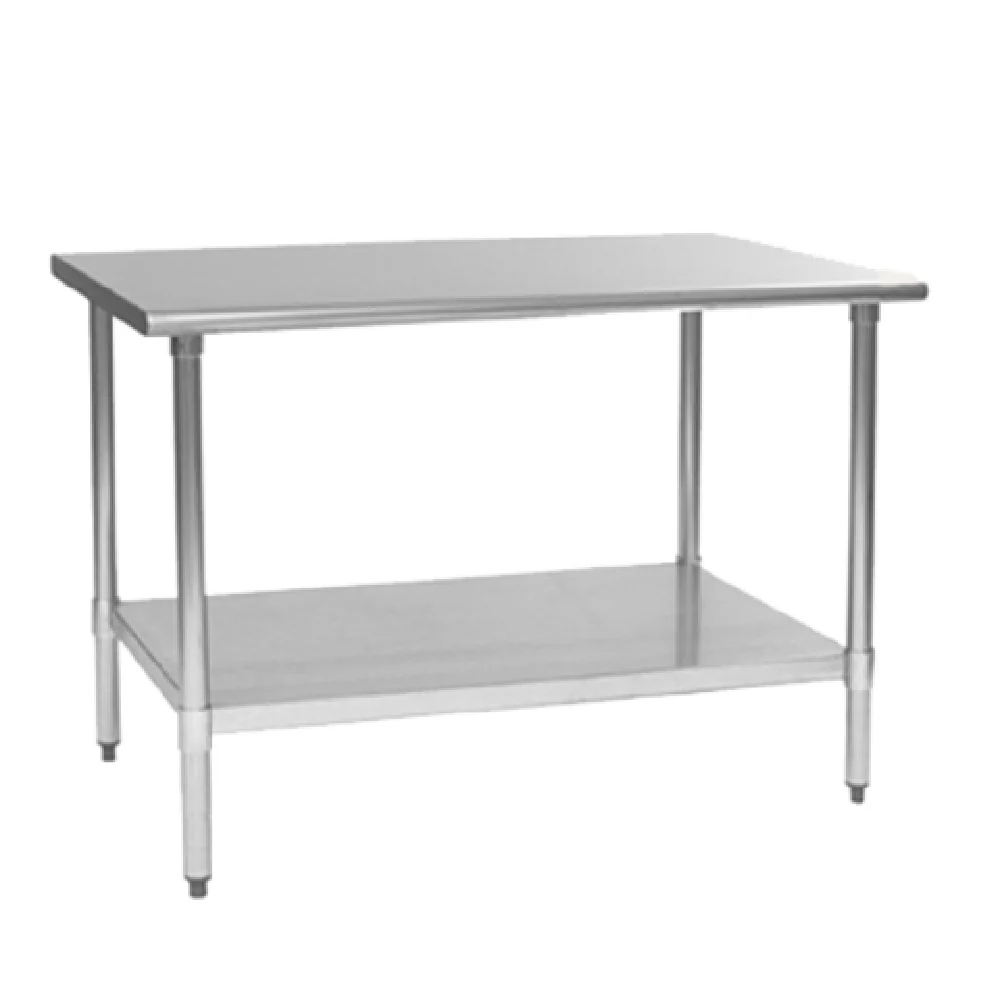 Eagle T3084B-1X 84 Inch Budget Series Work Table with 430 Stainless Steel Top