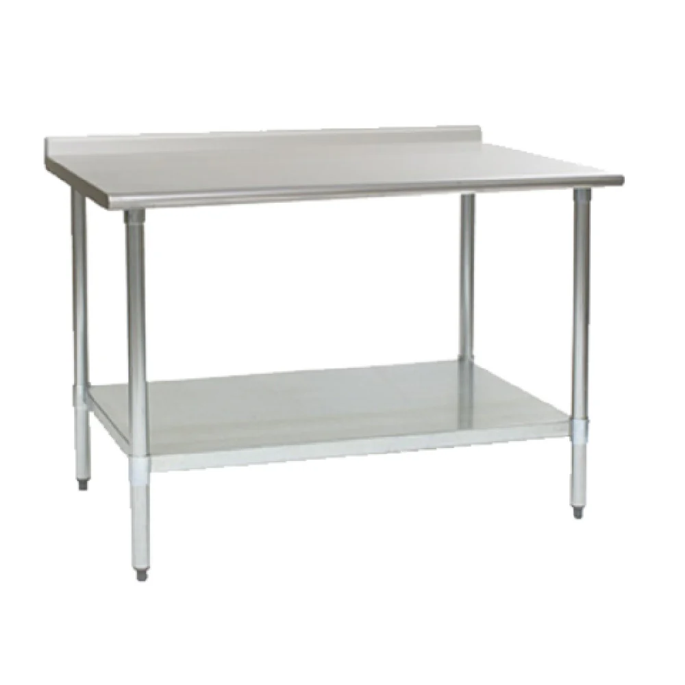 Eagle UT2496B-2X 96 Inch Budget Series Work Table with 430 Stainless Steel Top